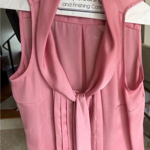 White House Black Market Pink Blouse